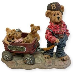 Boyds Bears Bear Express resin figurine by The Bearstone Collection collectible